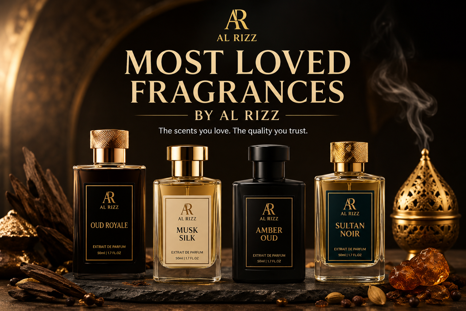 Most Loved Fragrances by AL RIZZ